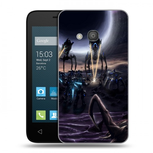 Дизайнерский силиконовый чехол для Alcatel One Touch Pixi 4 (4) Starcraft