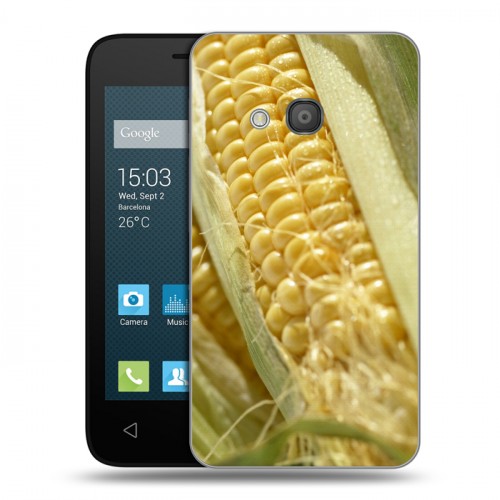 Дизайнерский силиконовый чехол для Alcatel One Touch Pixi 4 (4) Кукуруза