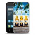 Дизайнерский силиконовый чехол для Alcatel One Touch Pixi 4 (4) Corona