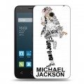 Дизайнерский силиконовый чехол для Alcatel One Touch Pixi 4 (6) Майкл Джексон