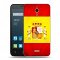 Дизайнерский силиконовый чехол для Alcatel One Touch Pixi 4 (6) флаг Испании
