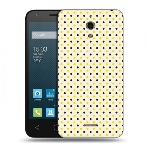 Дизайнерский силиконовый чехол для Alcatel One Touch Pixi 4 (6) Пчелиные узоры
