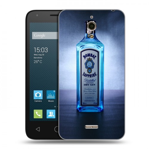 Дизайнерский силиконовый чехол для Alcatel One Touch Pixi 4 (6) Bombay Sapphire
