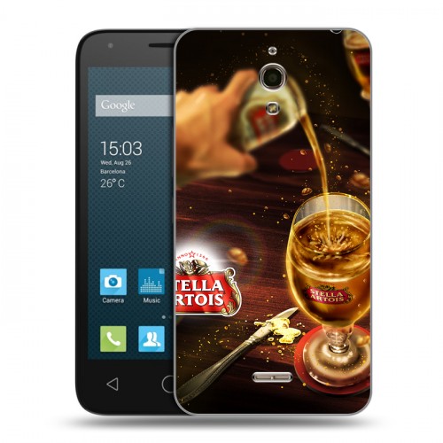 Дизайнерский силиконовый чехол для Alcatel One Touch Pixi 4 (6) Stella Artois