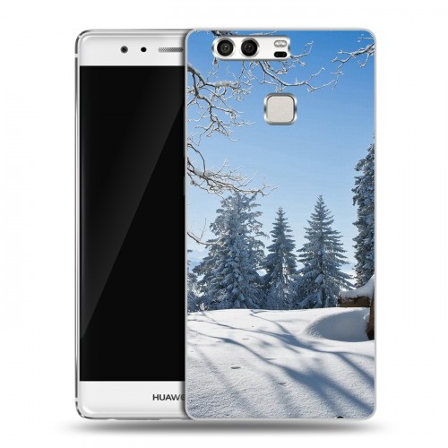 Дизайнерский силиконовый чехол для Huawei P9 Зима