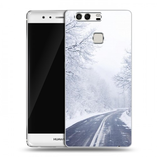 Дизайнерский силиконовый чехол для Huawei P9 зима