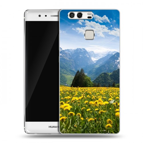 Дизайнерский силиконовый чехол для Huawei P9 горы