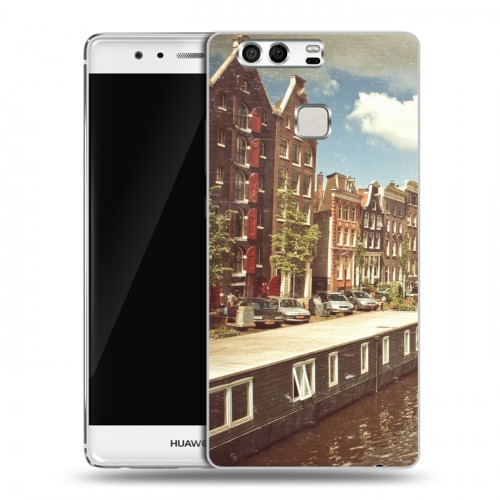 Дизайнерский силиконовый чехол для Huawei P9 амстердам