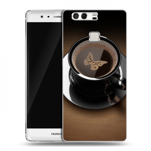 Дизайнерский силиконовый чехол для Huawei P9 Кофе напиток