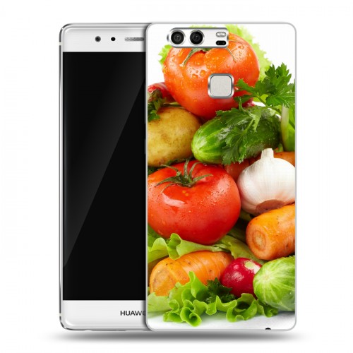 Дизайнерский силиконовый чехол для Huawei P9 Овощи