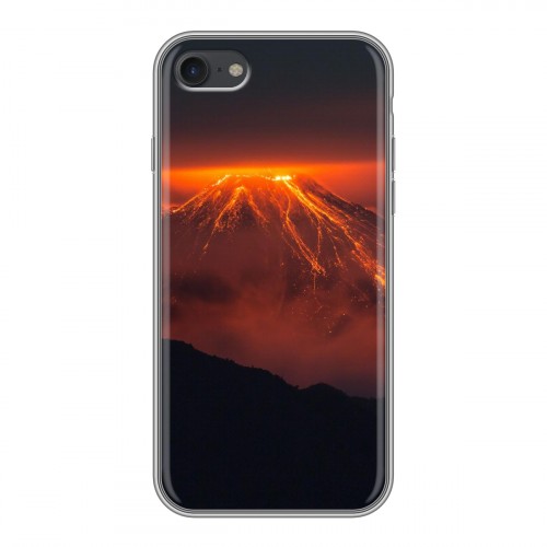Дизайнерский силиконовый чехол для Iphone 7 Вулканы