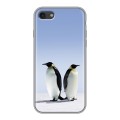 Дизайнерский силиконовый с усиленными углами чехол для Iphone 7 Пингвины
