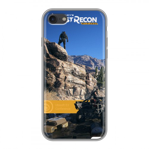 Дизайнерский силиконовый чехол для Iphone 7 Tom Clancy's Ghost Recon Wildlands