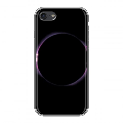 Дизайнерский силиконовый с усиленными углами чехол для Iphone 7 Затмение