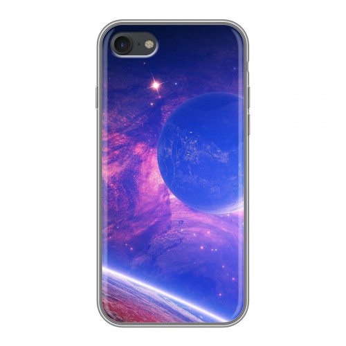 Дизайнерский силиконовый чехол для Iphone 7 Планеты