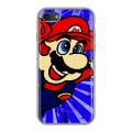 Дизайнерский силиконовый чехол для Iphone 7 Mario