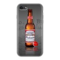 Дизайнерский силиконовый с усиленными углами чехол для Iphone 7 Budweiser