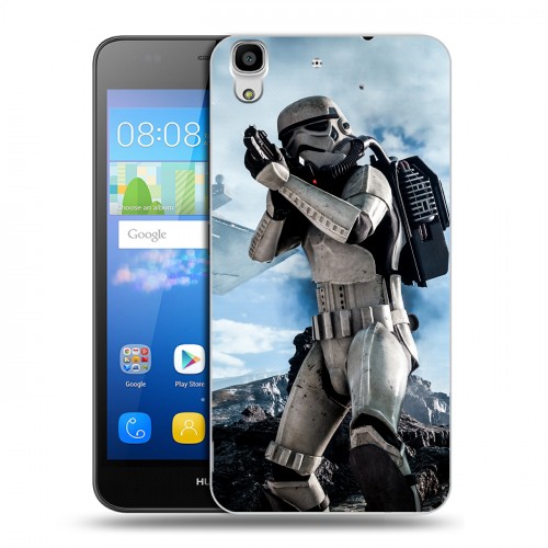 Дизайнерский пластиковый чехол для Huawei Y6 Star Wars Battlefront