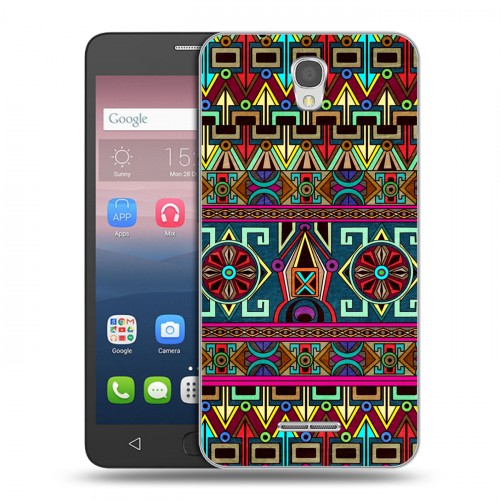 Дизайнерский силиконовый чехол для Alcatel Pop 4 Тибетские искусства