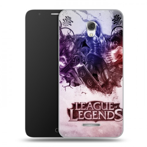 Дизайнерский пластиковый чехол для Alcatel Pop 4 Plus League of Legends