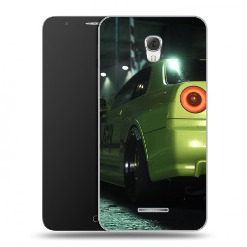 Дизайнерский пластиковый чехол для Alcatel Pop 4 Plus Need For Speed