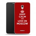 Дизайнерский пластиковый чехол для Alcatel Pop 4 Plus Москва