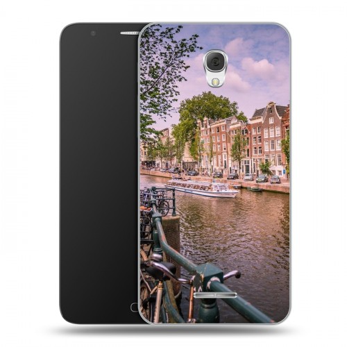 Дизайнерский пластиковый чехол для Alcatel Pop 4 Plus амстердам
