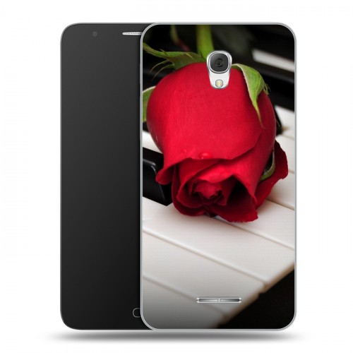Дизайнерский пластиковый чехол для Alcatel Pop 4 Plus Розы