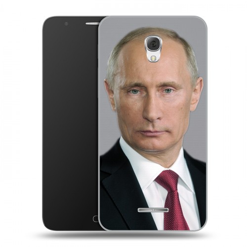 Дизайнерский пластиковый чехол для Alcatel Pop 4 Plus В.В.Путин