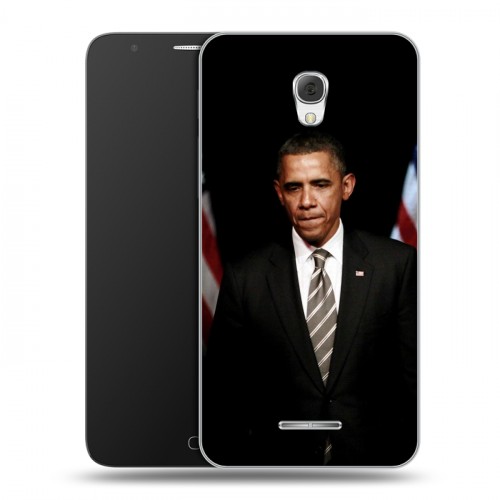 Дизайнерский пластиковый чехол для Alcatel Pop 4 Plus Барак Обама