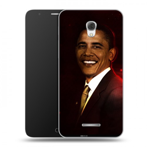 Дизайнерский пластиковый чехол для Alcatel Pop 4 Plus Барак Обама