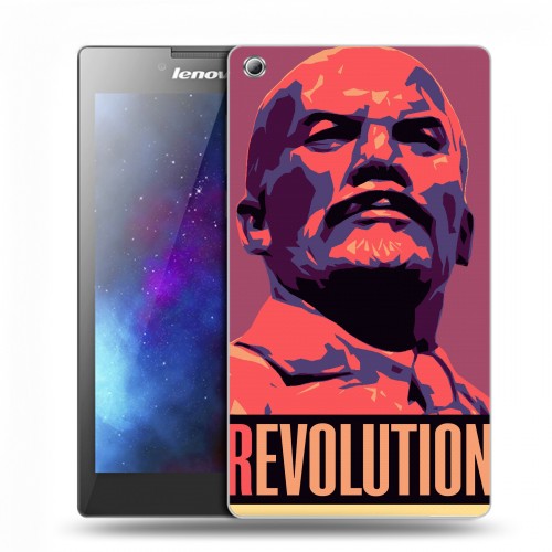 Дизайнерский силиконовый чехол для Lenovo Tab 3 7 Владимир Ленин