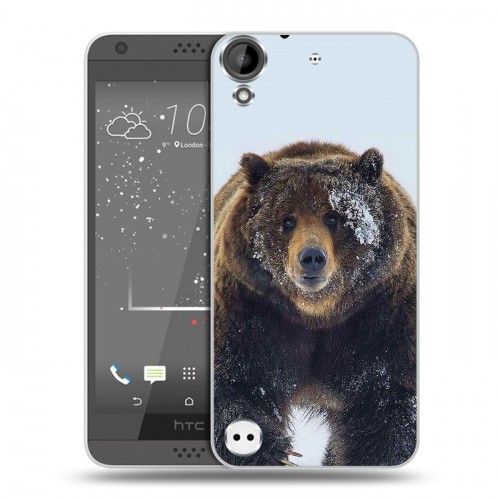Дизайнерский пластиковый чехол для HTC Desire 530 Медведь