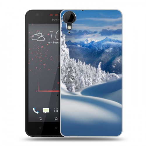 Дизайнерский пластиковый чехол для HTC Desire 825 Зима