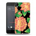 Дизайнерский пластиковый чехол для HTC Desire 825 Люксовые цветы