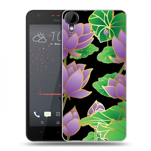 Дизайнерский пластиковый чехол для HTC Desire 825 Люксовые цветы