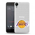 Полупрозрачный дизайнерский пластиковый чехол для HTC Desire 825 НБА