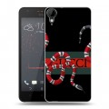 Дизайнерский пластиковый чехол для HTC Desire 825 Хайп и мода