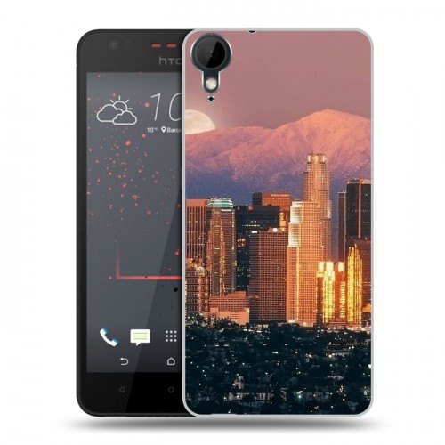 Дизайнерский пластиковый чехол для HTC Desire 825 Лос-Анжелес