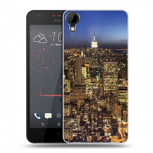 Дизайнерский пластиковый чехол для HTC Desire 825 Нью-Йорк