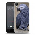 Дизайнерский пластиковый чехол для HTC Desire 825 Попугаи