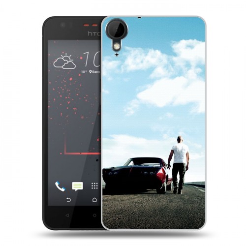 Дизайнерский пластиковый чехол для HTC Desire 825 Форсаж