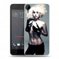 Дизайнерский пластиковый чехол для HTC Desire 825 Леди Гага