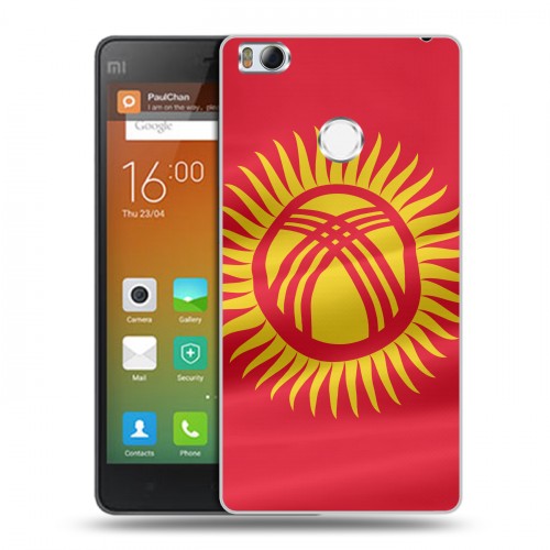 Дизайнерский пластиковый чехол для Xiaomi Mi4S флаг Киргизии