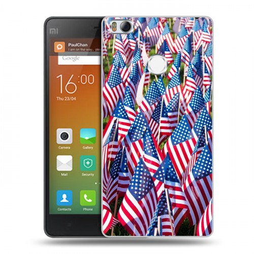 Дизайнерский пластиковый чехол для Xiaomi Mi4S Флаг США