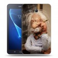 Дизайнерский силиконовый чехол для Samsung Galaxy Tab A 7 (2016) Альберт Эйнштейн