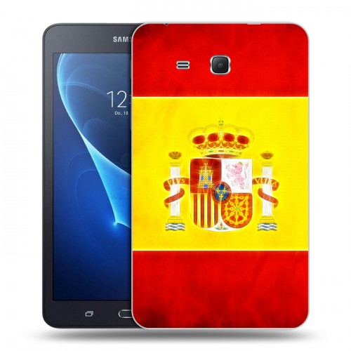 Дизайнерский силиконовый чехол для Samsung Galaxy Tab A 7 (2016) флаг Испании