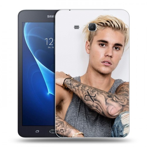 Дизайнерский силиконовый чехол для Samsung Galaxy Tab A 7 (2016) Джастин Бибер