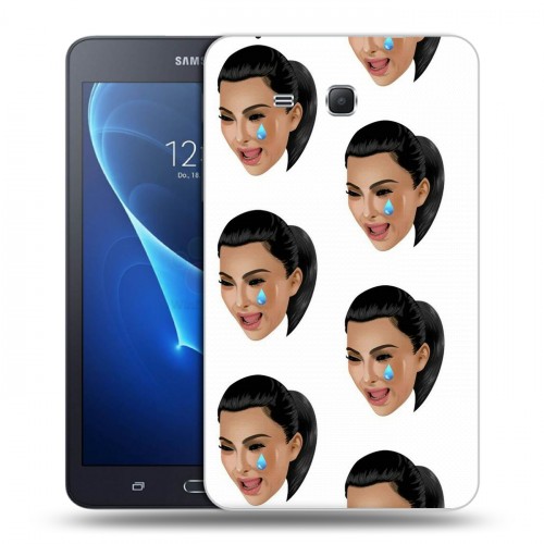 Дизайнерский силиконовый чехол для Samsung Galaxy Tab A 7 (2016) Ким Кардашьян