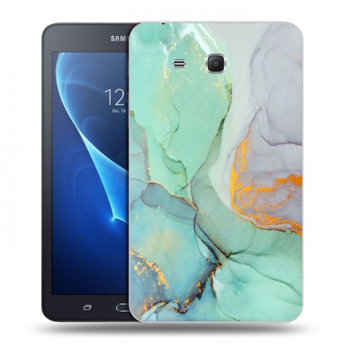 Дизайнерский силиконовый чехол для Samsung Galaxy Tab A 7 (2016) Мраморные узоры